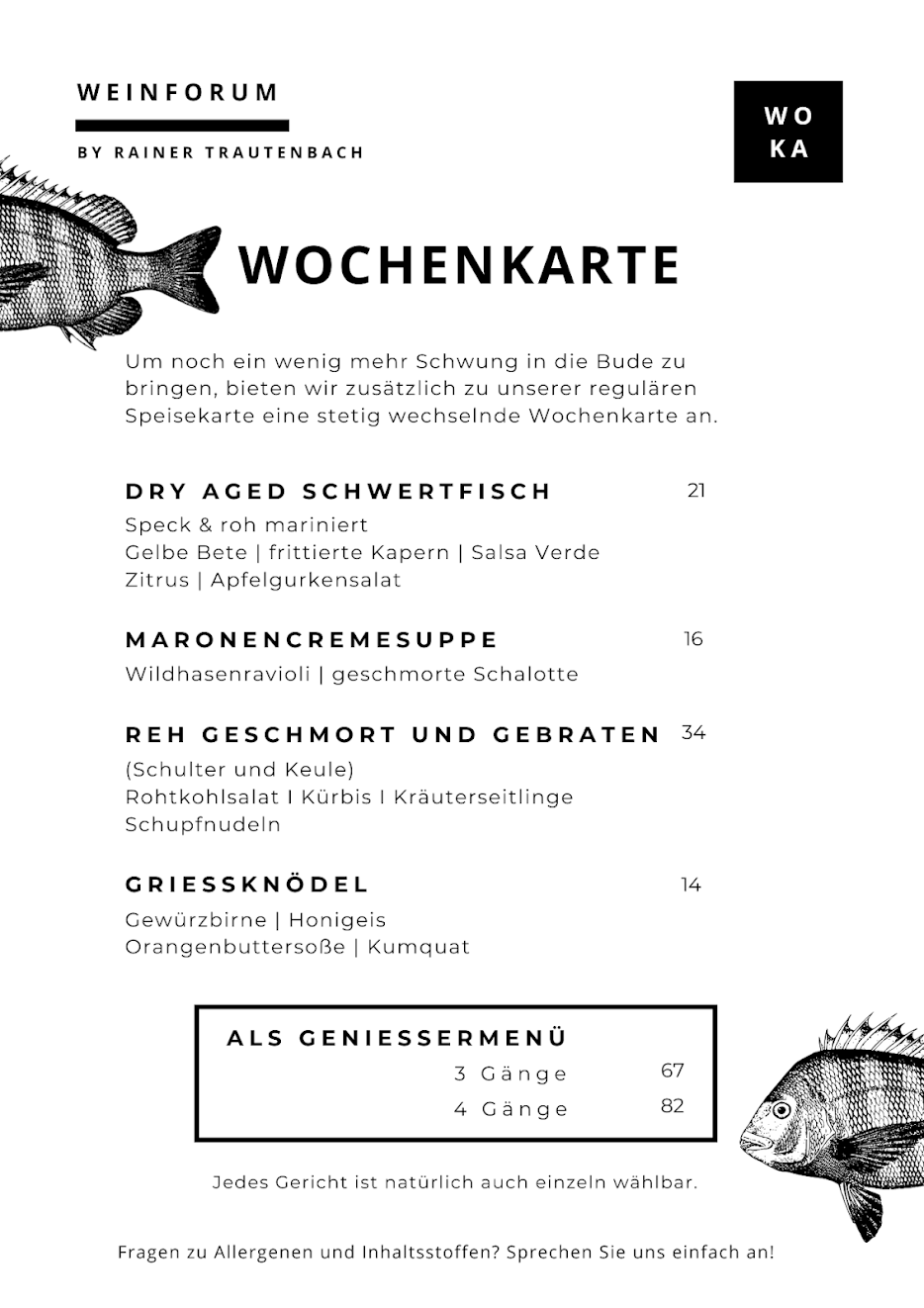 Weekkaart – Weinforum Franken